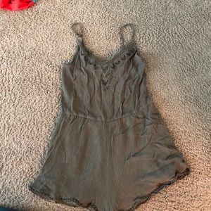 Olive Green Romper